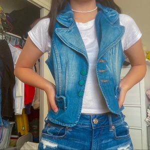 denim vest